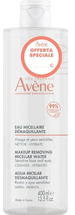 Acqua Micellare Avène Lozione detergente viso, 400ml