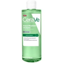 Acqua Micellare Idratante CeraVe detergente viso, 400ml