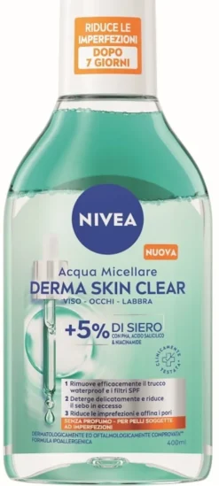 Acqua Micellare Nivea Derma Skin, pelle mista impura
