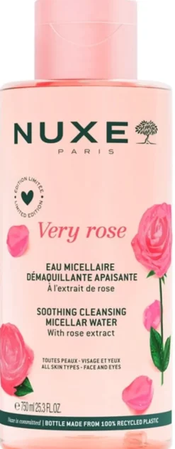 Acqua Micellare Nuxe Very Rose viso e occhi, 750ml