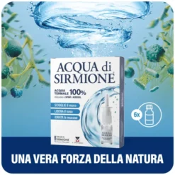ACQUA SIRMIONE MINERALE NATURALE 6 FIALE 15 ML