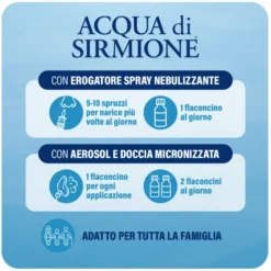 ACQUA SIRMIONE MINERALE NATURALE 6 FIALE 15 ML