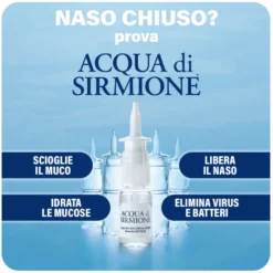 ACQUA SIRMIONE MINERALE NATURALE 6 FIALE 15 ML
