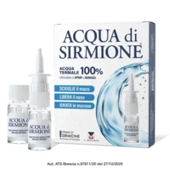 ACQUA SIRMIONE MINERALE NATURALE 6 FIALE 15 ML