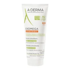 A-Derma Exomega Control Balsamo Emolliente Anti-grattage 200ml,Lenisce la sensazione di prurito, Pelle secca a tendenza atopica