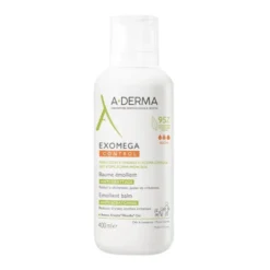 A-Derma Exomega Control Balsamo Emolliente Anti-grattage 400ml, Tripla Azione Lenisce la secchezza, gli arrossamenti e la sensazione di prurito, Pelle secca a tendenza atopica