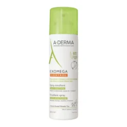 A-Derma Exomega Control Spray Emolliente Anti-grattage 200ml, Lenisce Secchezza e Arrossamenti, Riduce la sensazione di prurito, Pelle secca a tendenza Atopica