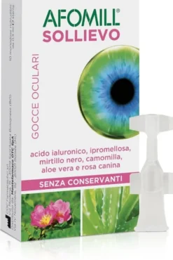 AFOMILL SOLLIEVO GOCCE OCULARI OCCHI 10 FIALE DA 0,5 ML
