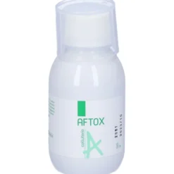 AFTOX COLLUTORIO FLACONE BIANCO, CON TAPPO E MISURINO DISPOSITIVO MEDICO INDICATO IN TUTTE LE LESIONI DEL CAVO ORALE E NEI PROCESSI INFIAMMATORI CORRELATI 100 ML 1 PEZZO