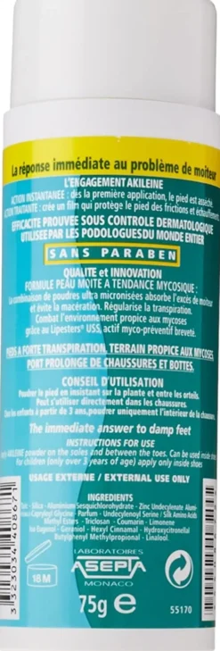 AKILEINE VERDE POLVERE ASSORBENTE