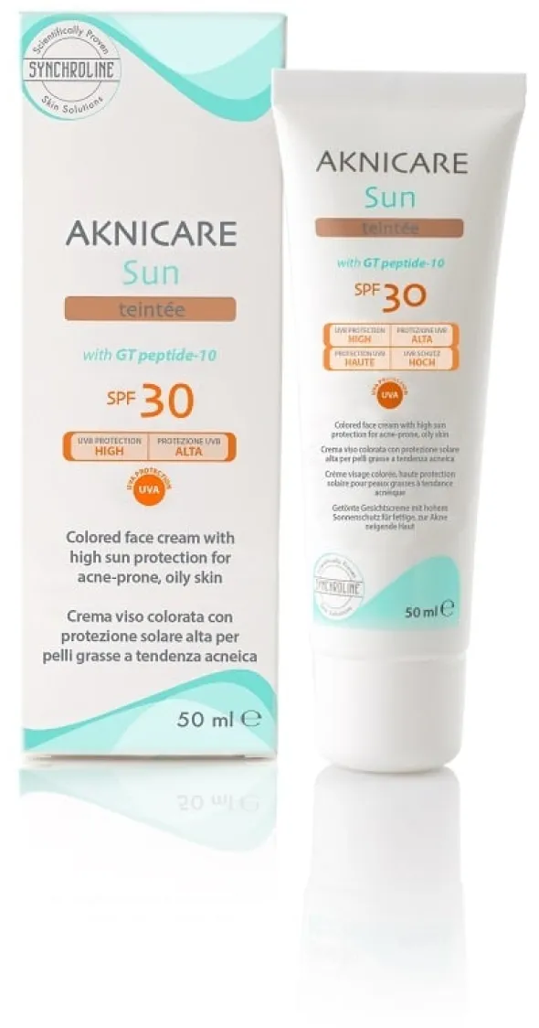 AKNICARE SUN TEINTEE SPF 30 50 ML