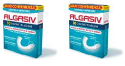 ALGASIV ADESIVO PER PROTESI DENTARIA INFERIORE 30 PEZZI Pack da 2