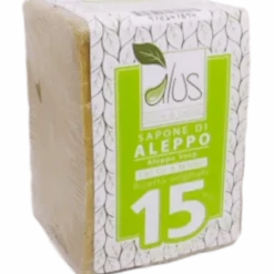 ALUS OLICE & LAUREL SAPONE DI ALEPPO FATTO A MANO 15% 200 G