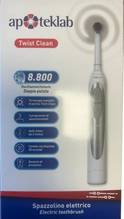 APOTEKLAB TWIST CLEAN SPAZZOLINO ELETTRICO OSCILLANTE