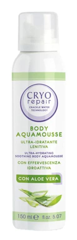 Aquamousse Corpo Cryo Repair idratante con aloe vera