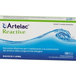 ARTELAC REACTIVE SOLUZIONE OFTALMICA MONODOSE 10 UNITA' DA 0,5 ML