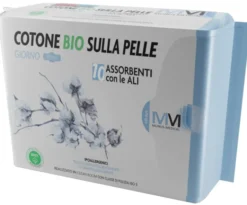 Assorbenti giorno Munus con ali in cotone bio, 10 pezzi