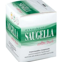 Assorbenti giorno Saugella Cotton Touch con ali, 14 pezzi