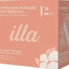Assorbenti interni Illa Regular in cotone bio, 16 pezzi