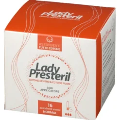 Assorbenti Interni Lady Presteril Normal in Cotone, 16 pz