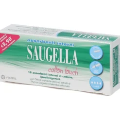 Assorbenti interni Saugella Cotton Touch Super, 16 pezzi