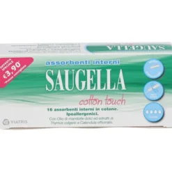 Assorbenti interni Saugella Cotton Touch Super, 16 pezzi