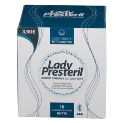 Assorbenti Lady Presteril Notte Pocket con ali, 10 pezzi