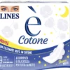 Assorbenti Lines È Cotone Notte, ipoallergenici, 9 pezzi