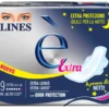 Assorbenti Lines È Extra con ali, flessibili, 9 pezzi
