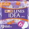 Assorbenti Lines Idea Ultra Giorno con ali, 9 pezzi