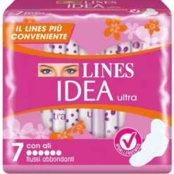 Assorbenti Lines Idea Ultra per flussi abbondanti, 7 pezzi