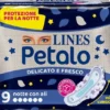 Assorbenti Lines Petalo Blu Notte con ali, 9 pezzi