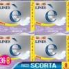 Assorbenti Lines È Quadri con Ali, 4x36+8 pezzi