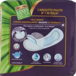 Assorbenti Lines Seta Ultra anatomici, 16 pezzi