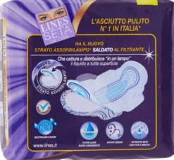 Assorbenti Lines Seta Ultra con ali, 16 pezzi