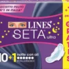 Assorbenti Lines Seta Ultra Notte con ali, 11 pezzi