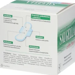 Assorbenti Notte Saugella Cotton Touch in Cotone, 12 Pezzi