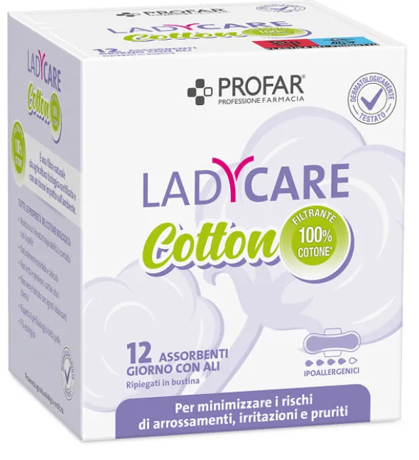 Assorbenti Profar Lady Care Cotton giorno con ali