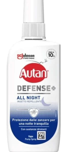 Autan Defense All Night spray repellente insetti, 100ml