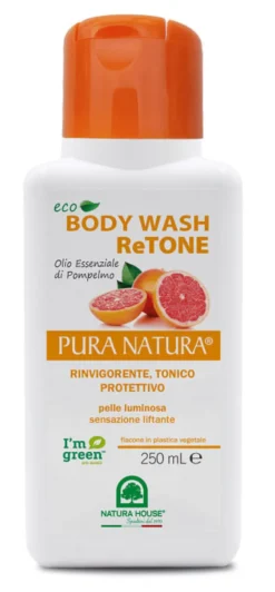 Bagno Doccia EcoBody Wash ReTONE al Pompelmo, flacone 250ml