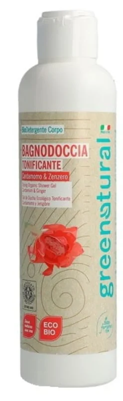 Bagnodoccia Greenatural tonificante al cardamomo, 100ml