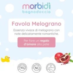 Bagnodoccia Morbidì al Melograno, dermatologicamente testato