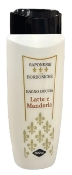 Bagno Doccia Saponerie Borboniche Latte e Mandorla, 250ml