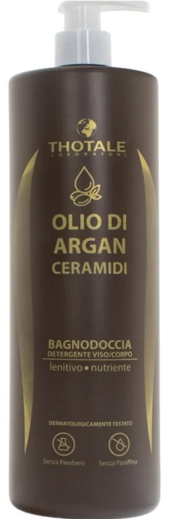 Bagnodoccia Thotale all'Argan e Ceramidi, flacone 1L