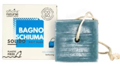 Bagnoschiuma Solido Vellutante Officina Naturae, in barra