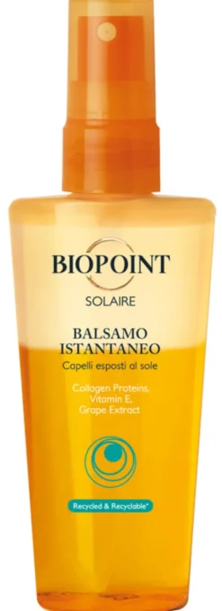 Balsamo Bifase Istantaneo Biopoint Solaire senza risciacquo