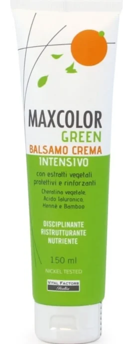 Balsamo Crema Maxcolor Green nutriente intensivo capelli