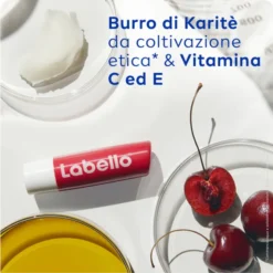 Balsamo Labbra Labello Cherry Shine colorato, 5,5ml