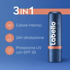 Balsamo Labello Caring Beauty Lip & Cheek Nude, 4,8g
