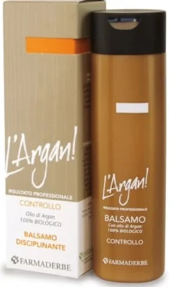 Balsamo L'Argan disciplinante con olio d'argan biologico, 200ml